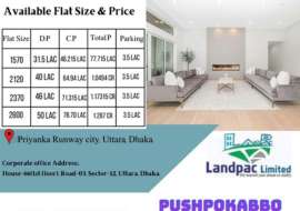 1570 sqft, 3 Beds Upcoming  Apartment/Flats for Sale at Uttara Apartment/Flats at 