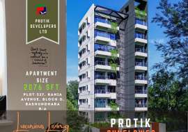 2078 sqft, 3 Beds Under Construction Apartment/Flats for Sale at Bashundhara R/A Apartment/Flats at 