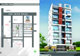 760 sqft, 2 Beds Ready Flats for Sale at Bashundhara R/A Apartment/Flats at 